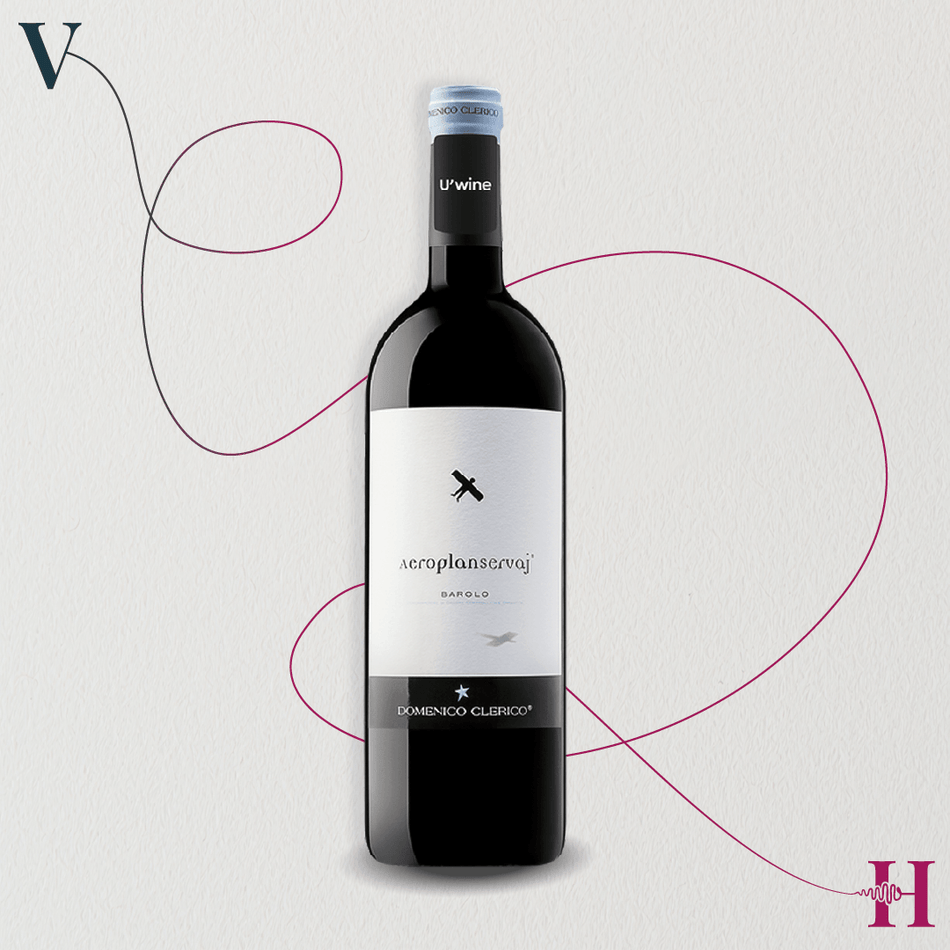 Barolo Aeroplanservai cassa originale in legno da 6 bottiglie – Domenico Clerico – 2018