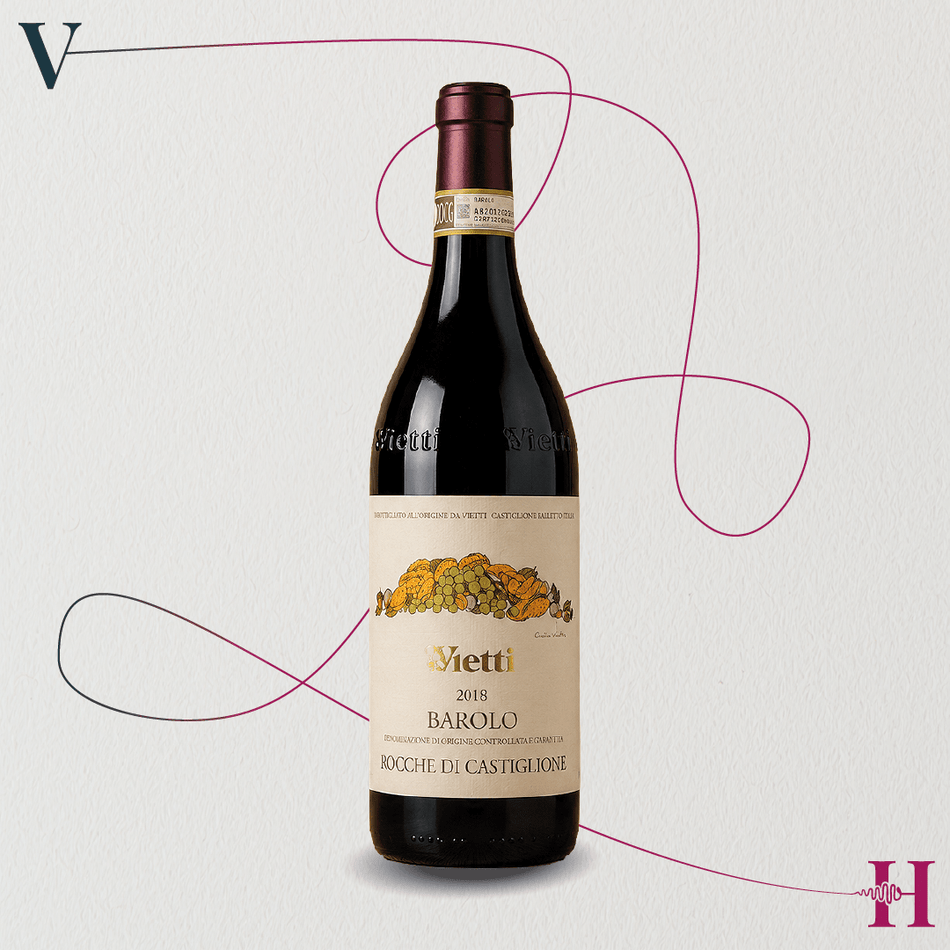 Barolo Rocche di Castiglione Magnum 1,5 L in cassa originale di legno – Vietti – 2018