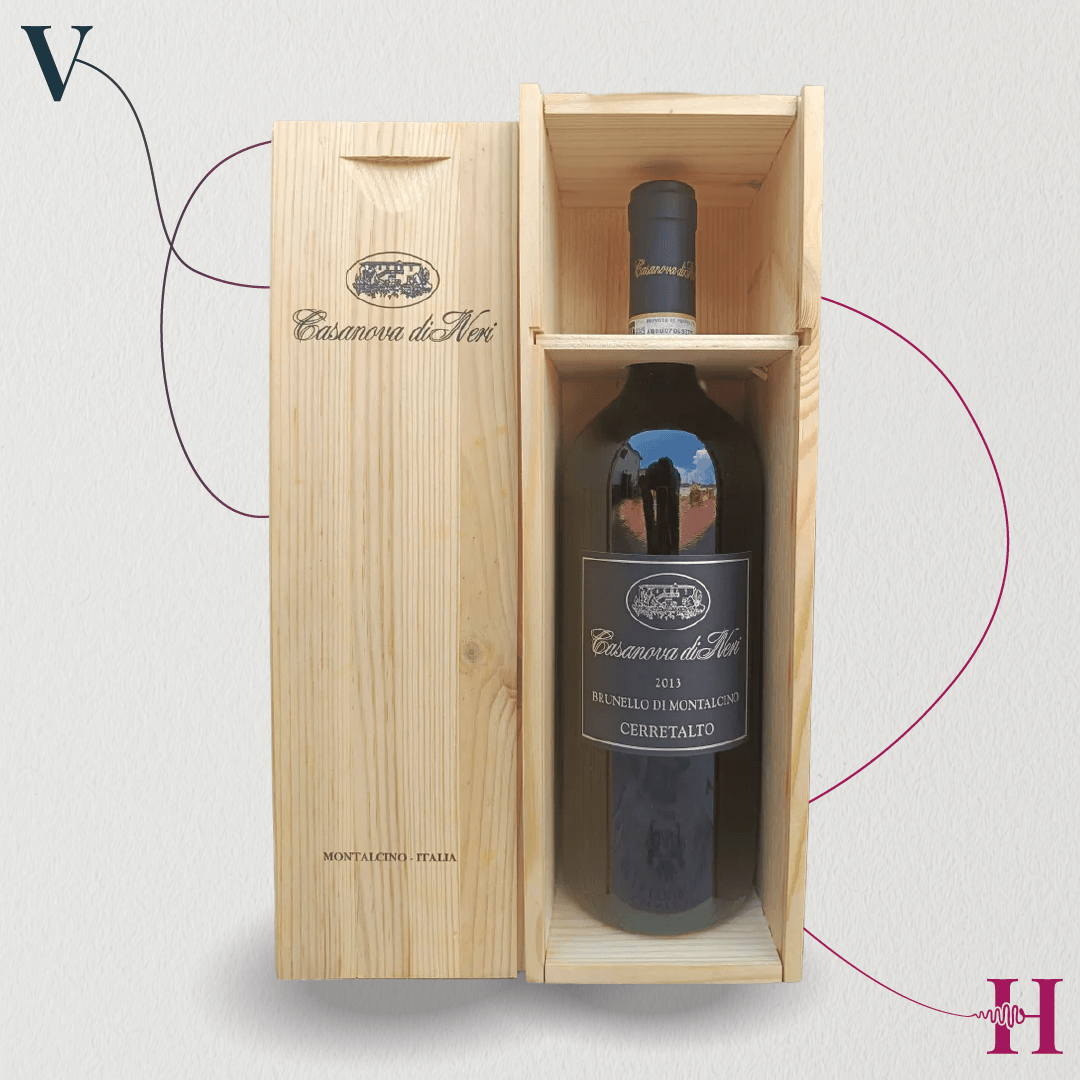 Cerretalto Magnum 1,5 L in cassa originale di legno – Casanova di Neri – 2013