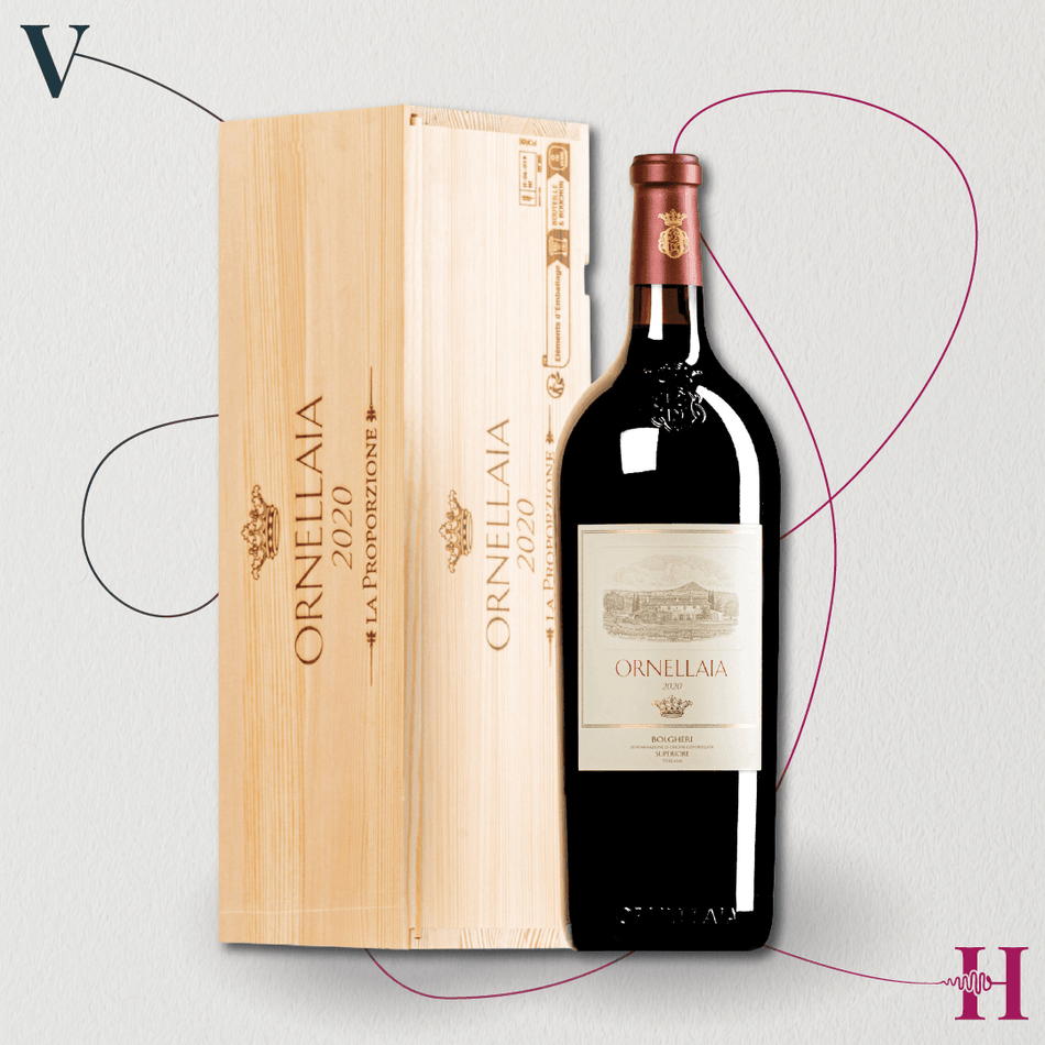 Ornellaia Jeroboam 3 L in cassa originale di legno – Tenuta Ornellaia – 2020