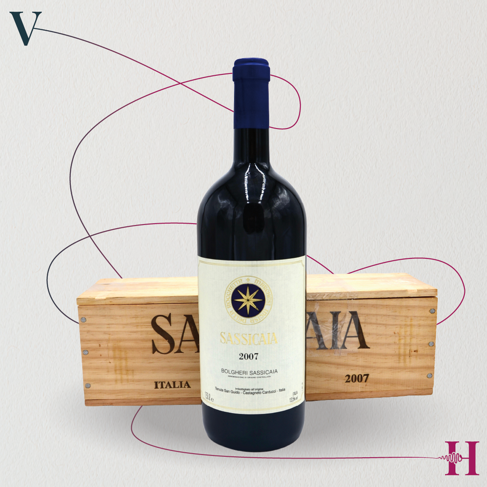 Sassicaia 2007 Magnum 1,5 L in cassa originale