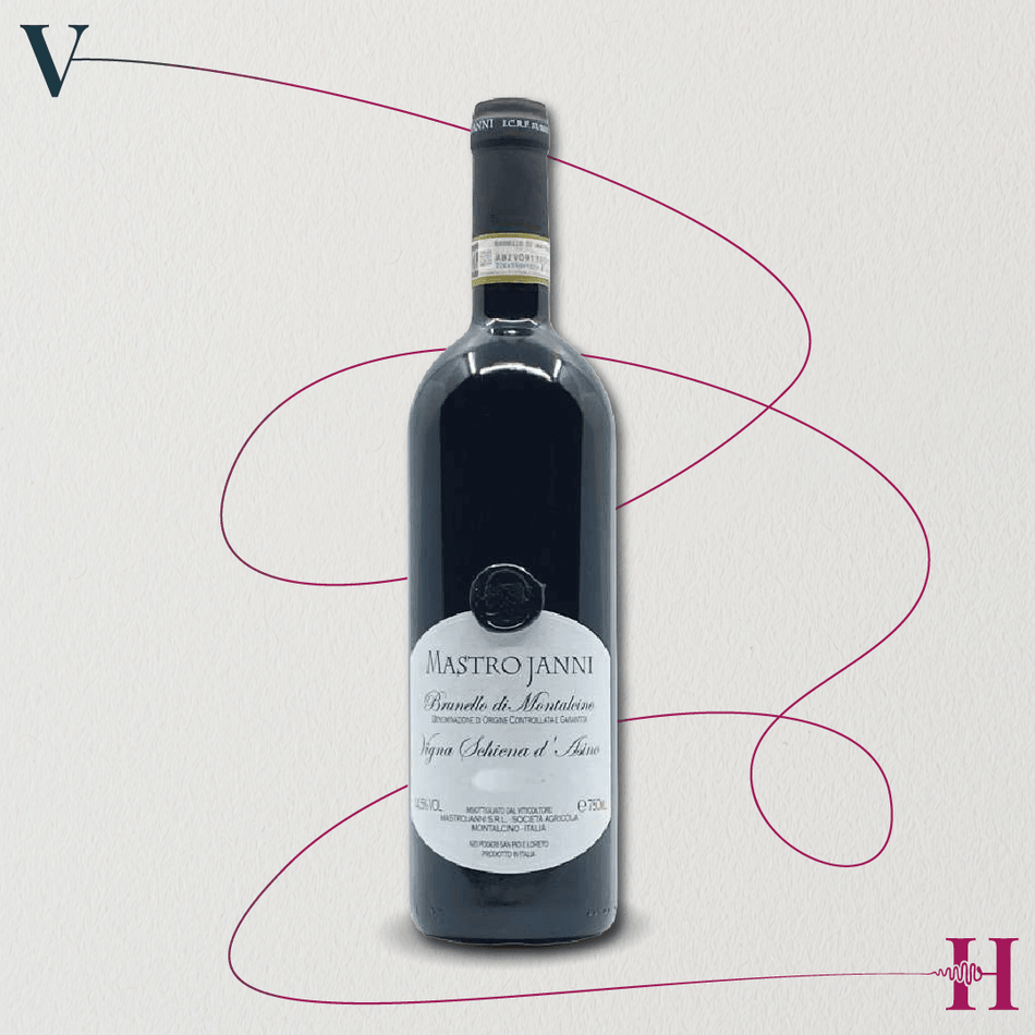 Brunello Schiena D'Asino cassa originale in legno da 6 bottiglie – Mastrojanni – 2016